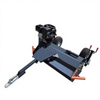 Tondeuse à fléaux tractable JV 120 JV 150 adaptée aux pièces détachées Loncin ATV, les roues latérales et arrière sont réglables