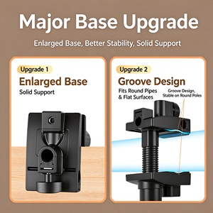 Desktop Stand Tablet Mount 17 mm Ball Lazy Phone Holder Stand Clamp <strong>Bracket</strong> Metal iPad Phone 4.7-11" Holder Bed Desk Support - Product Image 4