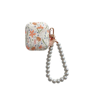 Funda con patrón de flores de arcoíris personalizado, cubierta con decoración, llavero OEM para <span class=keywords><strong>Airpods</strong></span> 1 2 3 4 Pro <span class=keywords><strong>Max</strong></span> - Product Image 1