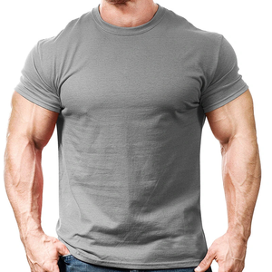 Camiseta personalizada de gran tamaño para deportes al aire libre, Camiseta de algodón liso para correr, ropa deportiva, camiseta transpirable - Product Image 5