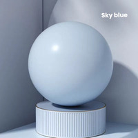 Ballon de Pilates et de Yoga en PVC, diamètre 25 cm, mini-ballon épaissi anti-éclatement pour exercices de levage des hanches