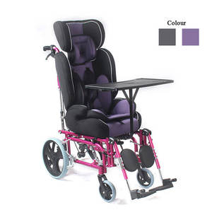 Silla de Ruedas Médica ARY MEDICAL AY958LC-C-35 con Asiento y Respaldo Ajustables, de Aluminio, para Niños con Parálisis Cerebral - Product Image 4