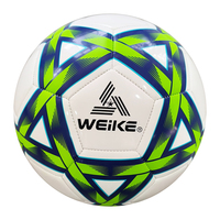 Ballon de football en PU taille 5, couture à la machine, logo personnalisé, vente en gros, cadeau
