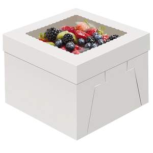 Cajas de embalaje de alimentos con logotipo personalizable de buena calidad, caja para Tartas, pantalla OEM y ODM, pasteles elegantes, <span class=keywords><strong>galletas</strong></span>, caja para tartas pequeñas - Product Image 1