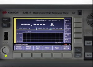Keysight ใช้ B2987A ไฟฟ้า/เครื่องวัดความต้านทานสูง0.01fA 1000V (Agilent) วัสดุเส้นใยสีดำต่อรองได้ - Product Image 2