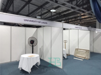 Système modulaire Hebang, stand d'exposition en profilés aluminium 8 voies pour exposition