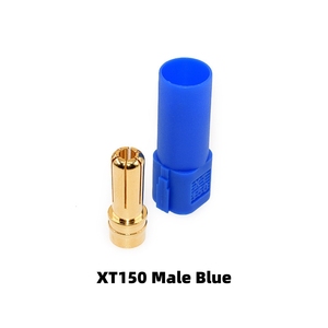 Juego de Conectores de Alta Corriente XT150, 500VDC 60A Macho/Hembra con Conectores Banana de 6mm y Cubiertas Protectoras, Rojo/Azul/Negro - Product Image 5
