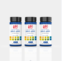 Bandes de test universelles de précision 0-14 pH, bandelettes indicatrices de pH pleine gamme, papier tournesol 0,1 pH 0-14