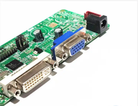 Carte contrôleur LCD RT2281.E5 LVDS FHD prise en charge 1920*1200, prise en charge VGA + DVI + Audio (en option) Signal d'entrée de puissance Carte de lecteur LCD