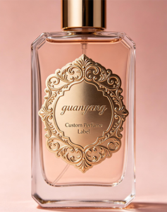 Etichetta Adesiva Vintage Dorata con Rilievi per Profumo, Decalcomania Personalizzata per Bottiglie di Fragranze Femminili - Product Image 3
