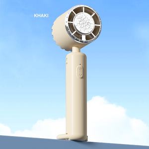 Ventilador Portátil Mini, Ventilador de Mano Recargable USB, Ventilador Turbo Plegable, Pequeño Ventilador de Mano con Enfriamiento por Hielo y Banco de Energía - Product Image 6