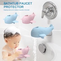 Accessoires de bain Housse de robinet de baignoire en silicone pour bébé Housse de bec de baignoire pour enfants Housse de bec de baignoire pour bébé