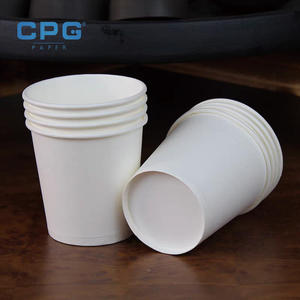 Gobelets en papier à double paroi ondulée avec couvercles, doublés PLA, 12oz 16oz, jetables, résistants à la chaleur, pour boissons chaudes, vente en gros usine - Product Image 1