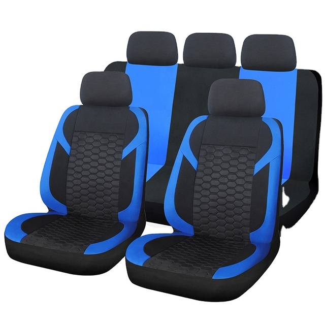 Micora Protector Fashion Car Seat Cover-Unique Design Polyester Material Full Set 9-Piece All-Season Universal Fit