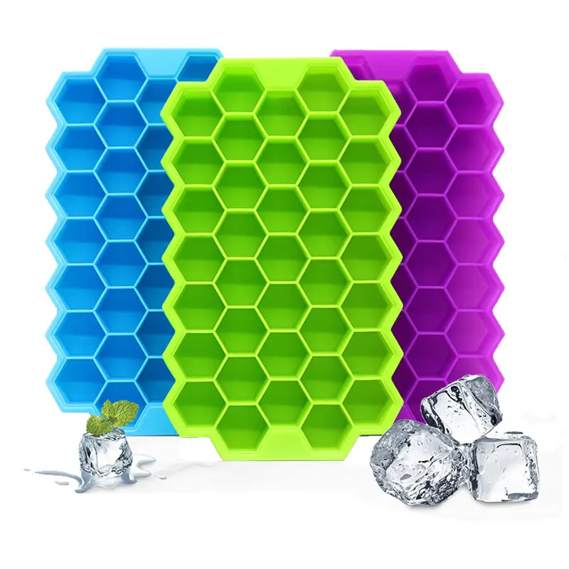 37 Grids whiskey 3d silicon sphere ice cube tray moulds stick ice mold silicone popsicle molds wholesale silicon molds for ice