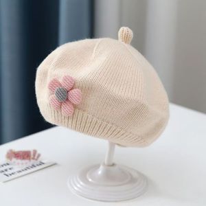 Sombrero de punto para niñas, boina de bebé, sombrero de <span class=keywords><strong>pintor</strong></span> para niños lindo y súper lindo - Product Image 2