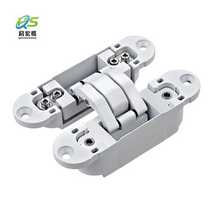 Bisagra Oculta Plegable para Puerta de Mueble Moderno, 30x120mm, Ajustable en 3D, de Zinc, Capacidad de 60 kg, Modelo BLD-G120, Apertura de 180 Grados - Product Image 1