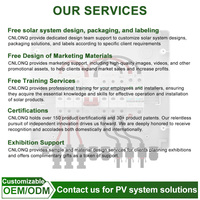 Boîtier de Combinaison Solaire Photovoltaïque CNLONQ OEM/ODM 3 Entrées 1 Sortie DC500V 3 Chaînes IP65 PC+ABS IEC pour Distribution et Protection