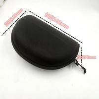 Approvisionnement d'usine Portable EVA Zipper Riding Boîte de lunettes de soleil Étui à lunettes à clipser pour l'extérieur avec fermeture à glissière