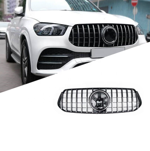 Parrilla Delantera Estilo GT para Mercedes-Benz <span class=keywords><strong>GLE</strong></span> W167 350 450 2020-IN V167 <span class=keywords><strong>GLE</strong></span> SUV, Nueva, 100% Compatible con GLE63 AMG - Product Image 1