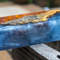 Résine Époxy et Durcisseur SANKIN 3:1 de Qualité Supérieure, Matériau Imperméable, Kit de Résine Artistique Cristalline La Resin Epoxy
