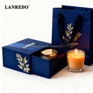 กล่องใส่เทียน<span class=keywords><strong>2</strong></span>ชิ้นแบบใสกล่องกระดาษแข็งแบบรีไซเคิลได้กล่องใส่ผ้าซาตินและฝาปิดกล่องใส่เทียนหอม - Product Image 2