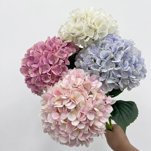 Hortensia Artificial de Tallo Único con Tacto Real, 17 cm, Flor Artificial para Decoración de Bodas, Fiestas y Hogar - Product Image 6