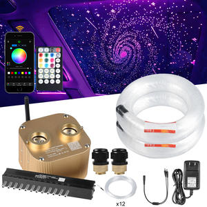 <span class=keywords><strong>Kit</strong></span> <span class=keywords><strong>de</strong></span> plafonnier <span class=keywords><strong>de</strong></span> voiture 20W avec application Bluetooth/contrôle RF et câble optique - Product Image 1