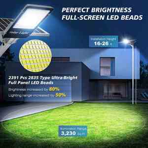 Solar <b>Motion</b> <b>Sensor</b> <b>LED</b> Garden <b>Light</b> IP65 Waterproof Outdoor Spotlight - Product Image 2