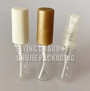 5ml Glass Vial with snap on plastic Spray for Perfume Tester Sample bottle