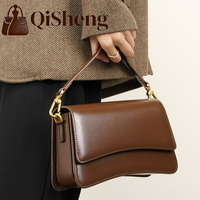 Nouveau Sac à Main de Luxe en Cuir Véritable pour Femme, Sac à Bandoulière Élégant et Tendance