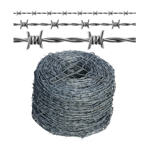 दक्षिण अमेरिका बाजार 500 मीटर 25किलोग्राम/रोल कैलिबर 15 16 गर्म डूबा हुआ हुआ बार्बेड वायर अलम्ब्रे डी प्यूस गैल्वेनिज़ाडो - Product Image 6