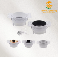 Module de support de lampe moderne Mr16, projecteur de plafond Gu10, cadre pour salle de bain, kit d'éclairage LED
