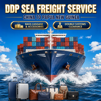 Fret maritime DDP vers la Papouasie-Nouvelle-Guinée, Port Moresby, Lae : Expédition maritime fiable depuis Yiwu, Chine, pour bagages, sacs de voyage, sacs à dos, chapeaux