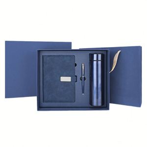 X418 Custom <b>A5</b> PU Leather <b>Notebook</b> Custom Planner Premium Engraved <b>Notebook</b> and Pen Collection for Clients - Product Image 2