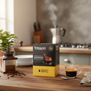 Toraldo Descafeinado, Juego de 50 Cápsulas Reutilizables de Café de 44 mm con Tapa, Material de Papel, 0.14/ Cápsula - Product Image 3