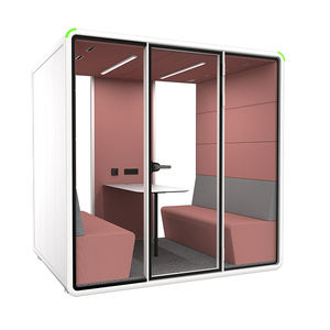 แผ่นรองสำหรับสำนักงานผ้าอคูสติกแผ่นกันเสียง,ตู้โทรศัพท์พร้อมเฟอร์นิเจอร์โต๊ะโซฟา - Product Image 5