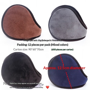 <span class=keywords><strong>Cache</strong></span>-oreilles thermiques en fausse fourrure pour hommes, réglables à l'arrière de la tête, protection hivernale pour les sports de plein air (vente en gros) - Product Image 4