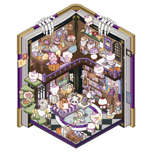 Paquete <span class=keywords><strong>de</strong></span> 3 <span class=keywords><strong>Pegatinas</strong></span> Decorativas Tridimensionales con Diseño <span class=keywords><strong>de</strong></span> Paisajes, Material para Collage, 4 Modelos - Product Image 5