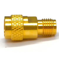 Adaptateur coaxial RF haute fréquence QSMA/SMA-JK1, connecteur coaxial à ondes millimétriques, matériau en cuivre, 50 ohms, 10 MHz-18 GHz