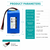 Pack de batteries rechargeables Li-ion 18650 5S2P 5S3P 5S4P 18,5V 6600mAh 4400mAh 12000mAh pour éclairage OEM 5S2P 5S3P 5S4P