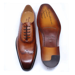 Handmade Custom <b>Full</b>-Grain Leather Men's Breathable Dress Shoes, Suitable For Weddings And Formal Occasions - Product Image 5