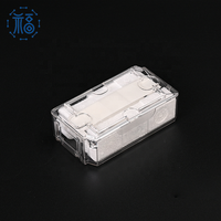 Boîte de montre en plastique injecté en gros, étui de montre antichoc avec insert en mousse, boîte de rangement et d'expédition de montre de luxe avec logo personnalisé