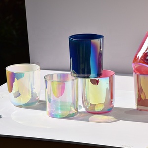 In Offerta Speciale Lanterne e Barattoli Portacandela in Vetro Placcato Personalizzati da 15 oz per Aromaterapia, Resistenti al Calore ed Ecologici, per Decorazione Casa - Product Image 4