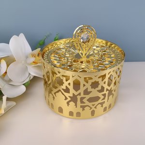 Brûleur d'encens métallique doré de créateur en métal le plus vendu Qualité fabuleuse au prix de gros Top arrivée Nouveau design - Product Image 1