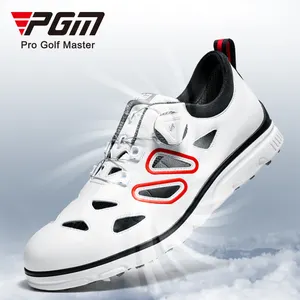 PGM XZ237 उच्च गुणवत्ता ब्रांड mens सांस गोल्फ जूते निविड़ अंधकार घूर्णन बकसुआ गैर पर्ची mens गोल्फ जूते