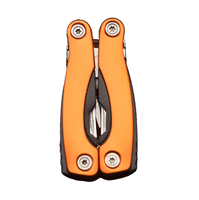 Équipement de camping portable d'extérieur, survie en plein air, acier inoxydable, outil multifonction portable 15 en 1, pince, accessoires de camping