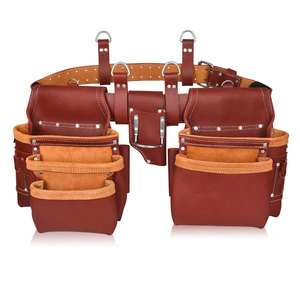 <b>Leather</b> <b>Tool</b> Belt for Men & Women Adjustable Lightweight Bag Wholesale Heavy Duty Custom Made Working <b>Leather</b> <b>Tools</b> Belt - Product Image 1