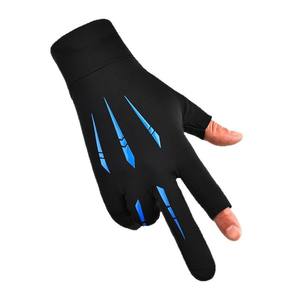 قفازات رياضية للياقة البدنية مانعة للإنزلاق بنصف إصبع ، بدون أصابع ، قابلة للتنفس لرفع الأثقال - Product Image 6