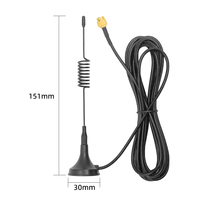 Antena Magnética Omnidireccional Vertical de 10dBi, 315MHz, 4G, Alta Ganancia, Soporte Aéreo Inalámbrico OEM para Transmisión de Datos de Módulos de Sensor